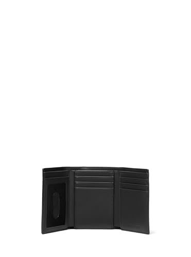 Michael Kors Hudson Trifold Wallet with ID - color: Black