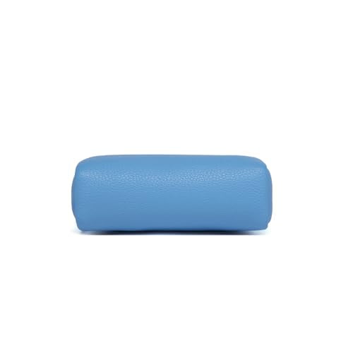 Makeup Bag for Purse Travel Cosmetic Bag (PU Gentian Blue) - color: Gentian Blue