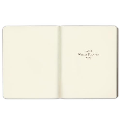 Gallery Leather Large Weekly Planner 2026-2027 - color: Acadia Navy - US Space Force, size: Large 2027
