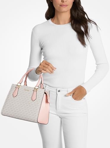 Michael Kors Women's Marilyn Satchel - color: Gold-tone Hardware/Mk Signature/Powder Blush Multi, size: One Size