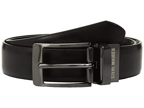 Steve Madden Boys' Reversible Belt for Kids - color: Black/Brown, size: Large