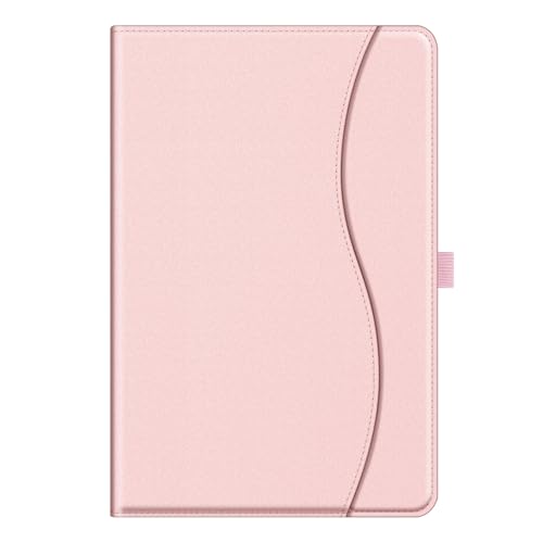 Fintie Multi-Angle Viewing Case for Samsung Galaxy Tab A11+/ A9+ 11 Inch | Model (SM- X230/ 236B/ X210/ X216/ X218), Multi-Angle Viewing Smart Stand Cover with Pocket, Rose Gold - color: Rose Gold