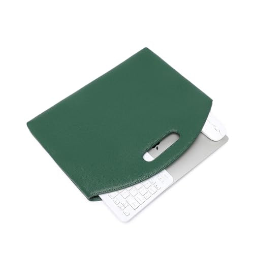 Official Document Computer Bag Stylishly Sleek with Multiple Compartments and Easy to Carry Design - color: Forest Green