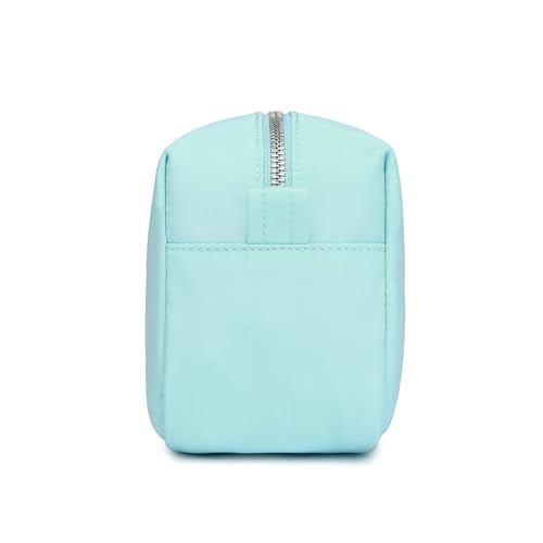 Travel Makeup Bag, Ring Clasp Wristlet Organizer (Mint Green) - color: Mint Green