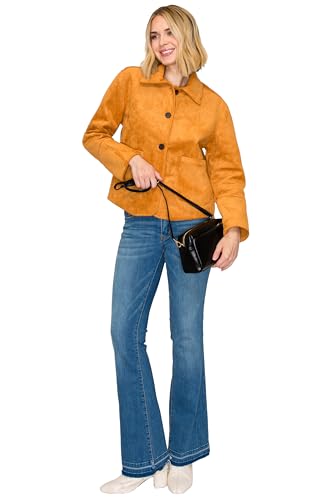FashionPuzzle Triple Zip Small Crossbody Bag - color: Beige Brick