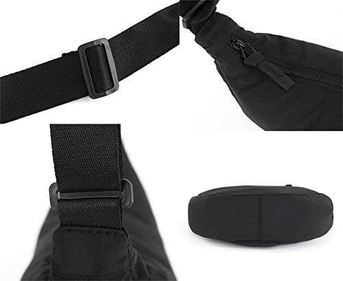 Crossbody Bag Hobo Sling Crescent Bags Women Men Trendy Small Shoulder Bag Purse Dumpling Casual Handbag Adjustable Strap - color: A Orange