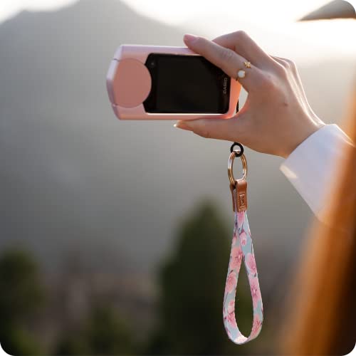 Wristlet Lanyard Strap for Keys, Original Pattern Design Wrist Keychain Holder - color: Auspicious