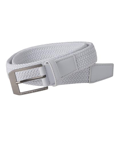 Under Armour Men's Braided Golf Belt - color: (100) White / / White, size: XX-Large