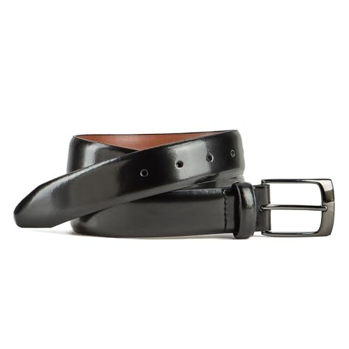 Johnston & Murphy Men's Upton Dress Leather Belt - color: Black, size: 34 US
