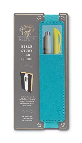 IF Faith Keepers Bible Study Pen Pouch - Turquoise - color: Tuquoise