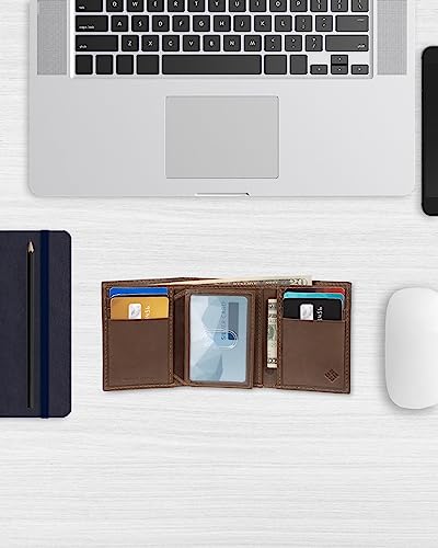 Columbia Men's RFID Trifold Wallet - color: Xcap Brown