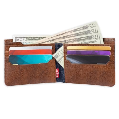 Levi's Men's Denim Bifold Wallet - color: Indigo