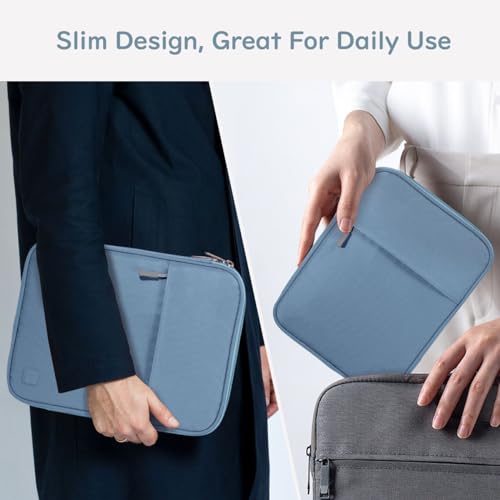 Dadanism 9-11 Inch Tablet Sleeve Padded Carrying Case, Blue | Fits iPad A16 11" 2025, iPad 10th Gen 10.9", iPad Air M4/Pro M5 11", iPad Air 5/4, iPad 9/8/7th Gen, Galaxy Tab A11+ Plus 11" - color: Blue, size: 9-11 inch