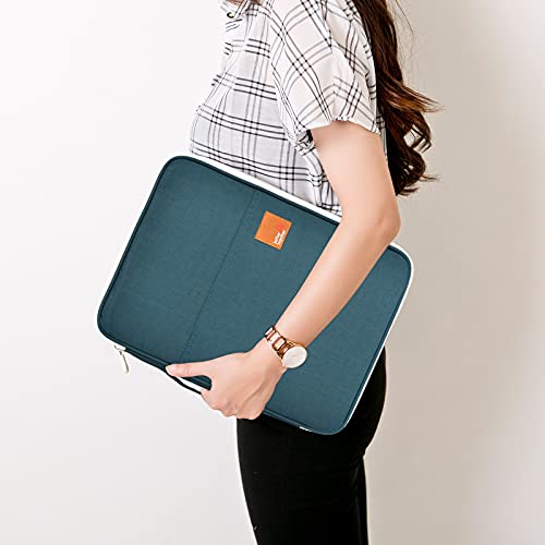 Lanola A4 Document Bags Portfolio Waterproof Business File Holder Travel Gear Organizer Electronics Accessories Bag - color: Blackish Green
