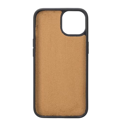 HARDISTON Genuine Leather Custom Wallet Case Compatible with iPhone 14 - MagSafe Compatible - Detachable Strong Magnetic Flip Cover with Card Holders - Horizontal Kickstand (Brown) - color: Brown, size: Apple iPhone 14