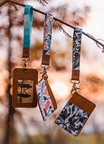 MNGARISTA Keychain Wristlet Key Chains Women Cute Keychain Wallet Key Chain | Phone Wrist Strap Keychains for Women Men Car Keychains Key Chains for Car Keys Wallet Phone Case - color: Azure Blue