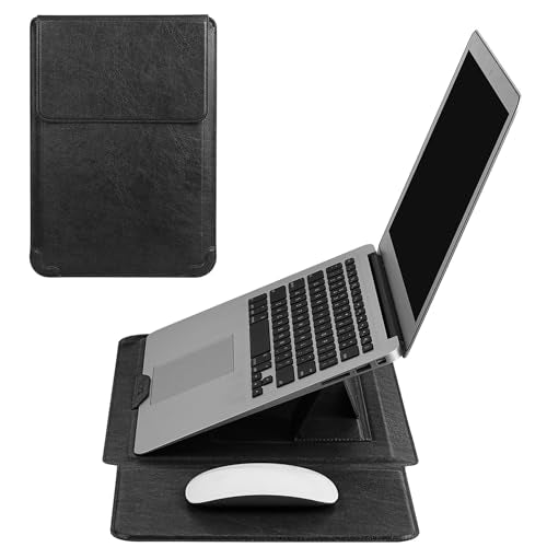 HoYiXi 14 Inch Laptop Sleeve Case with Stand Feature for Mac Book Pro 14 2021/ASUS Vivobook 14/HP Pavilion X360/IdeaPad 14/Dell HP ASUS Acer Huawei Matebook 14'',Compatible 13.3-14'' PC,Black - color: Black, size: 13.6-14'' laptop