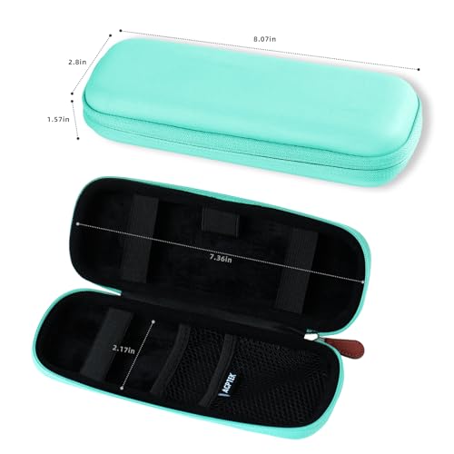 AGPTEK Case Holder for Apple Pencil, Slim PU Hard Leather Carrying Pouch - color: Green