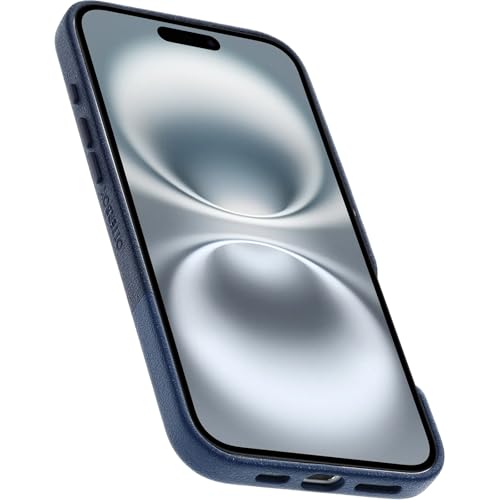 OtterBox iPhone 16 Plus Statement Series Cactus Leather - Blue - color: Azure Oasis Blue, style: iPhone 16 Plus