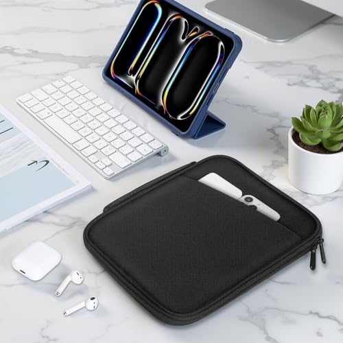 MoKo 9-11 Inch Padded Tablet Sleeve Protective Carrying Case with Handle | Fits iPad Air 11-inch M4, iPad A16, iPad Pro 11-inch M5, iPad 10th/Air 5/4th 10.9 and iPad 9/8th 10.2, Black - color: Black, size: 9-11 Inch