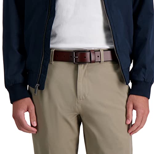 Dockers Men's Leather Casual Belt, Everyday Style (Regular and Big & Tall Sizing) - color: Brown, size: 30