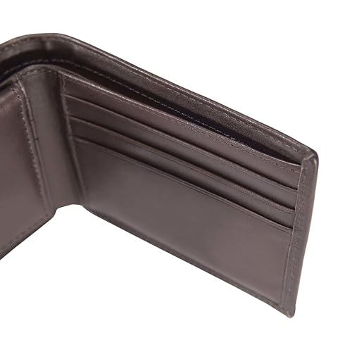 Carhartt Men’s Oil Tan Leather Wallet, Front Pocket, Passcase & Trifold Designs, Long-Lasting Construction, Gifts for Men - style: Bi-fold