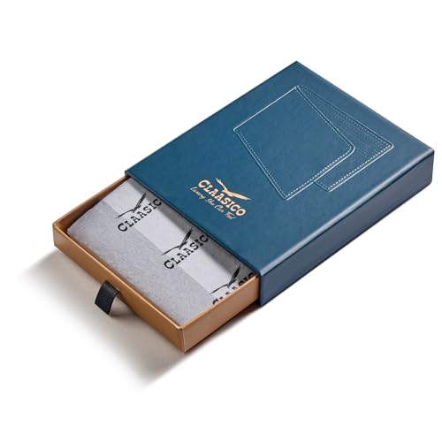 Men's Leather Bifold Wallet with RFID Blocking & ID Window | Premium Top Grain Leather • 9 Total Card Slots • 2 Bill Compartments • Signature Gift Box - color: Caramel Brown