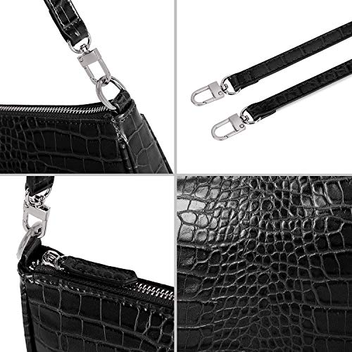 lapsting Women Small Shoulder Bag Mini Purse Womens Crossbody Clutch Purses 90s Y2k Bags - color: A - Small Black