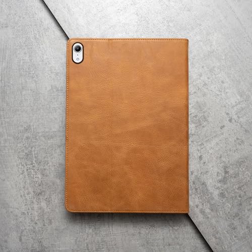 Porter Riley - Leather Case Compatible with iPad Air 11" M4 (2026), M3 (2025) & M2 (2024). Premium Genuine Leather Stand/Cover/Flip Case (Tan) - color: Tan, size: iPad Air 11" 6 Gen (2025/2024)