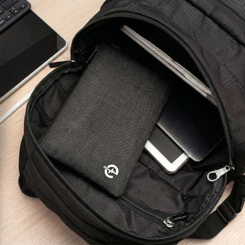 Small Smell Proof Bag 6"x4", Smell Proof Container Pouch (Black) | Scent Proof Bag Storage, No Smell Odor Proof Organizer Carbon Lined - color: Black