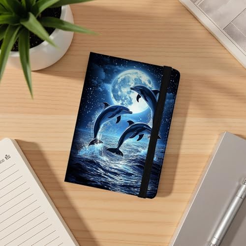 Passport Cover,Multi-Functional Travel Wallet,Stylish & Durable RFID Blocking Passport Holder, Travel Essentials for Men and Women,Cute Dolphin - color: Cute Dolphin