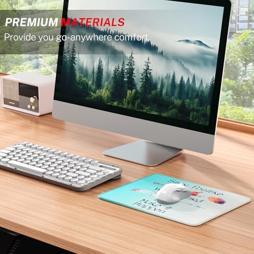 MROCO Essential Office & Gaming Mouse Pad, 8.5 x 11 Inch, Feather Arrow | Anti-Fray Stitched Edges, Functional Pattern Design, Non-Slip Rubber Base, Water and Stain Resistance - color: Feather Arrow, size: 11L x 8.5W inches