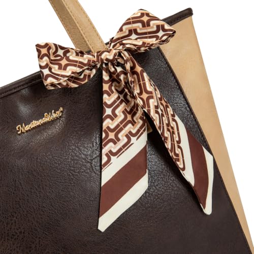 Montana West City Tote Bags Purses and Handbags for Women Causal Bag - color: *Two Tone Coffee