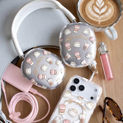 VELVET CAVIAR Case Cover for AirPods Max 2 & 1 - Cute Protective Headphone Accesssories (Coffee Please V2) - color: Coffee Please V2