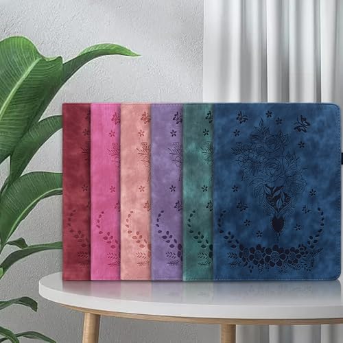 Case for iPad 9th Generation (2021) / 8th Generation (2020) / 7th Gen (2019) 10.2 Inch, Auto Wake/Sleep Multi-Angle Flip PU Leather Cover with Pencil Holder, Blue - color: Blue, size: iPad 9th/8th/7th Generation