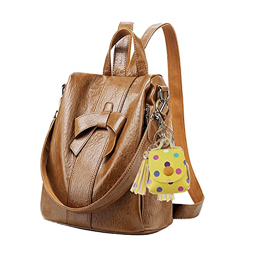MODOS LOGICOS Charging Case Cover for Apple Air Pods, PU Leather Case with a Couple of Drooping Tassels for Apple AirPods 1/2 Charging Case - Yellow Dots - color: YellowDots(PU)