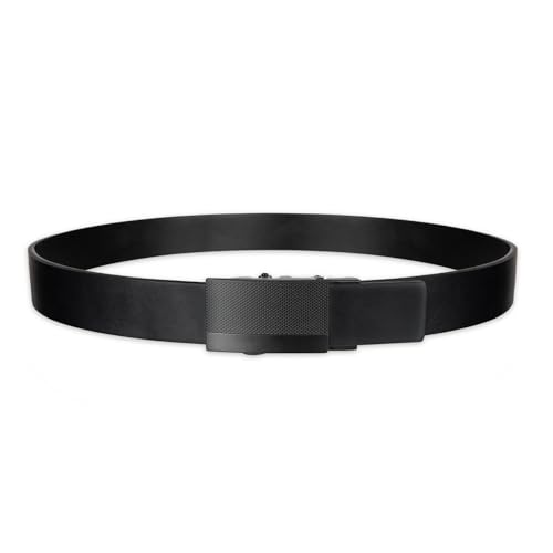 Kenneth Cole Men's Perfect Fit Adjustable Click Belt - color: Black Matte, size: Small (30-32)