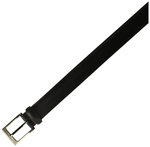 Perry Ellis Men's Portfolio Timothy Leather Belt (Available in Big & Tall) - color: Black, size: 52
