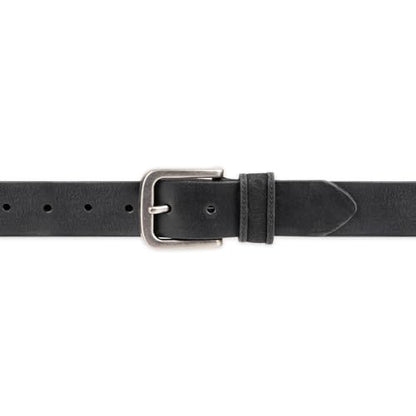 Columbia Men's Casual Everyday Leather Belt – Jeans, Chinos and Daily Wear - color: Black Canvas Logo, size: Large (38-40)