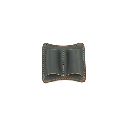 JJNUSA Genuine Leather Travel Joural A5 A6 Pen Holder Clip Notebook Pen Loop Stylish, notebook pen pencil holder clip and Practical Pen Organizer (Darkbrown) - color: Darkbrown