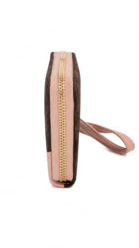 Juicy Couture New Love Chapter Large Ziparound Wallet (Chocolate) - color: Chocolate