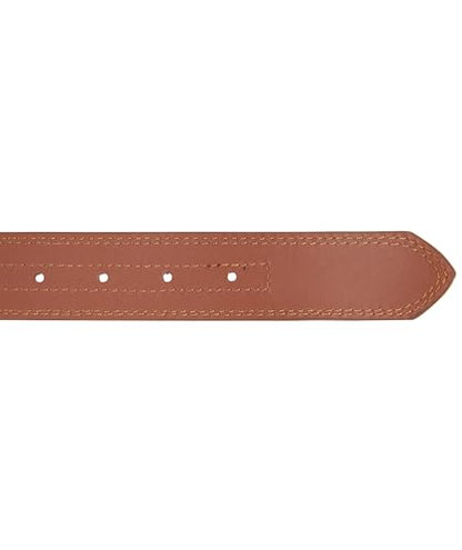 Nautica Men's Signature Leather and Canvas Belt | Ribbon Detail | Flag Design | Classic | Casual | Metal Buckle - color: Signature Logo - Navy, size: 42"