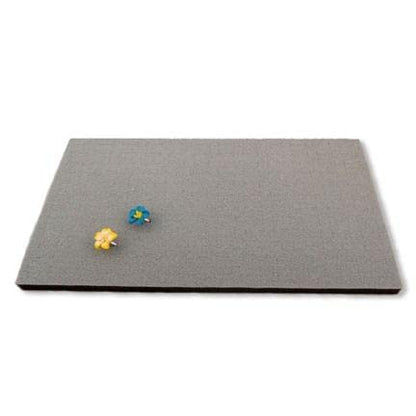 6-Pack Jewelry Display Foam Pad, Tray Insert - 72 Rings Holder Slots - Grey Velvet (14x7 Full Size) by TheDisplayGuys - color: Velvet (Grey), size: 72 Slots