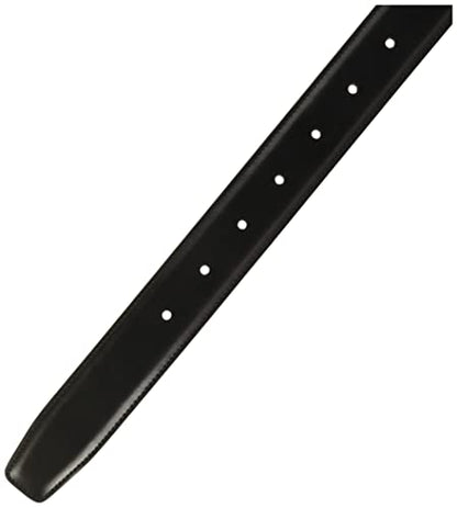 Perry Ellis Men's Portfolio Amigo Faux Leather Dress Belt With Genuine Leather Lining (Available in Big & Tall) - color: Black, size: 34