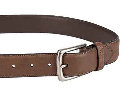 Columbia Men's Casual Everyday Leather Belt – Jeans, Chinos and Daily Wear - color: Brown Trinity, size: Large (38-40)
