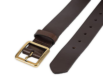 Levi's Women's Casual Leather Belt With Square Buckle – Stylish Jeans & Dress Belt (Regular & Plus Sizes) - color: Brown Elevated, size: Medium