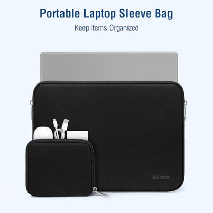 MOSISO Laptop Case 13 inch, 13 inch Laptop Sleeve with Small Case | Compatible with MacBook Neo / Air M5 M4 M3 M2 M1 2026-2018 / Pro M2 M1 2026-2016, Neoprene Computer Sleeve Bag, Black - color: Black, size: 13 inch