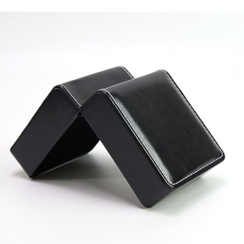 Watch Box, PU Leather Watch Case, Gift Boxs With Cushion For Most Watches, Smart Watch & jewelry,Watch Organizer as Gifts For Birthday, Men and Women (1, Glossy black) - color: Glossy black