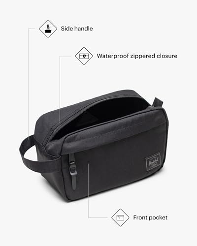 Herschel Unisex Chapter Travel Kit - color: Black Tonal, size: Small - 3L
