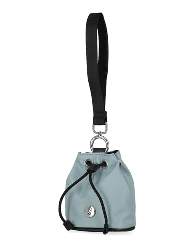 Nautica Sea Spray Drawstring Wallet Coin Purse Mini Pouch Charm with Wristlet, Sage - color: Sage